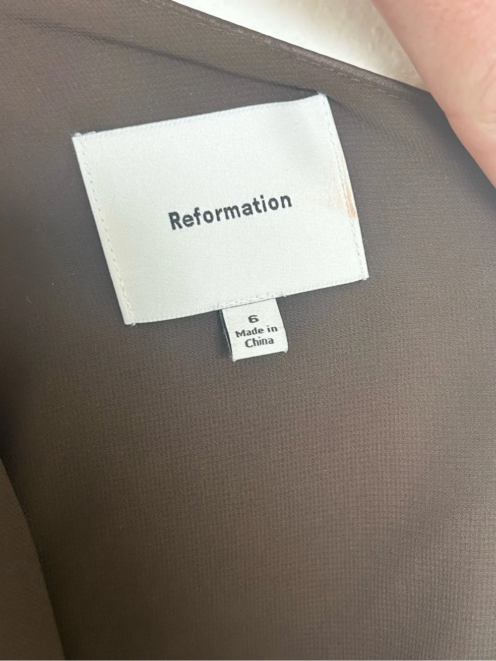 Reformation Hera Silk Top - Picture 6 of 7